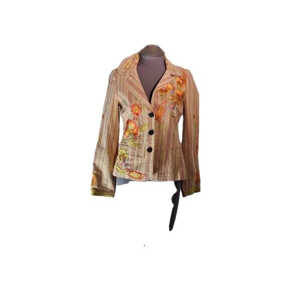 Johnny Was S Floral/embroidered Blazer - Picture 2 of 16